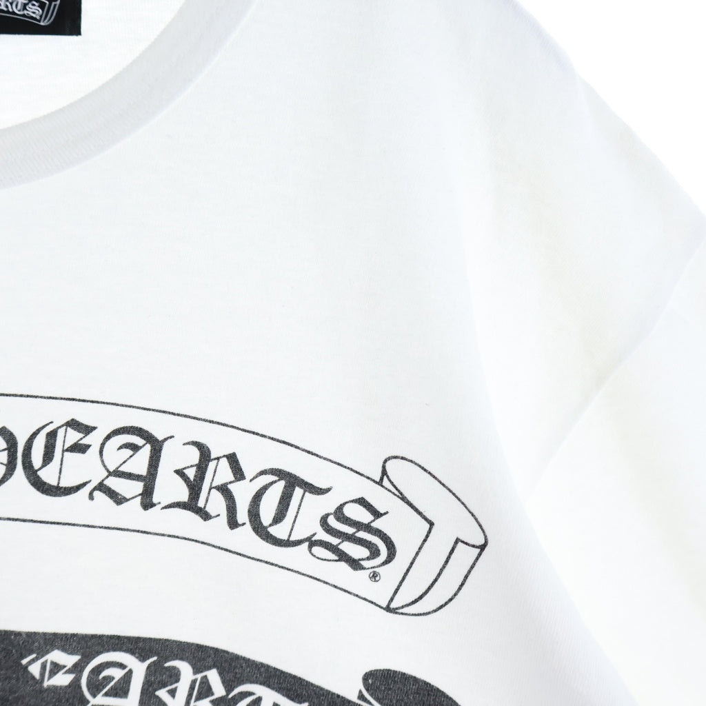 CHROME HEARTS(クロムハーツ) ×COMME des GARCONS 18AW DSMG別注 Rainbow Logo Tee レインボーロゴ 半袖Tシャツ カットソー ホワイト ZB-T001