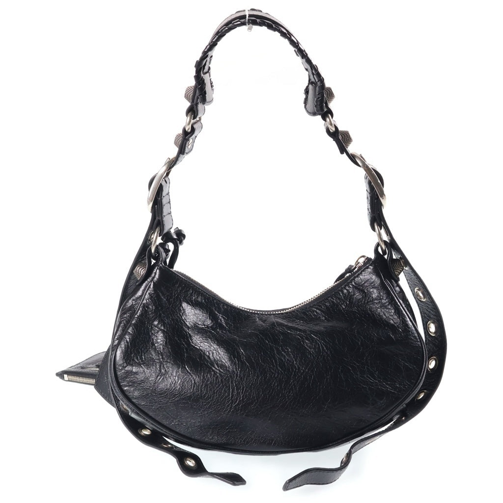 BALENCIAGA(バレンシアガ) Le Cagole XS ルカゴール ショルダーバッグ レザー ブラック 671309 レディース