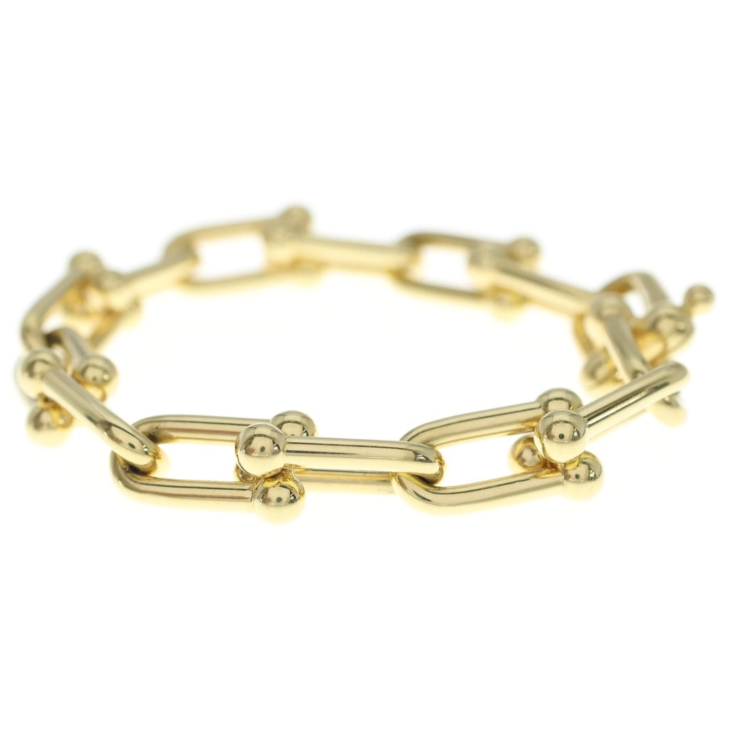 TIFFANY & Co.(ティファニー) ハードウェア ラージリンク ブレスレット K18イエローゴールド
