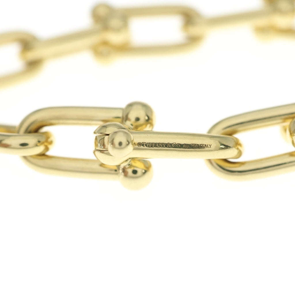 TIFFANY & Co.(ティファニー) ハードウェア ラージリンク ブレスレット K18イエローゴールド