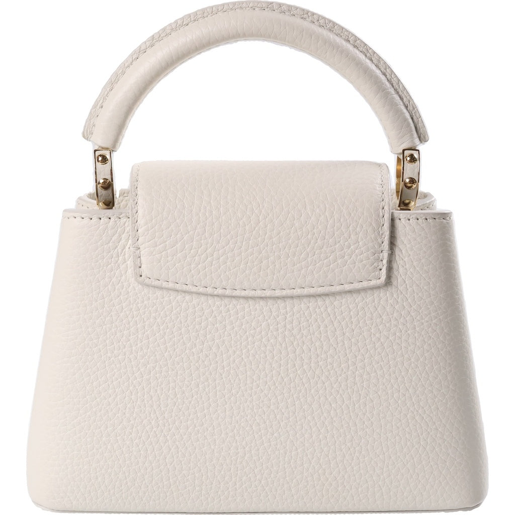 LOUIS VUITTON(ルイヴィトン) カプシーヌ ミニ ハンドバッグ ショルダーバッグ 2WAY ホワイト トリヨンレザー M2371 レディース