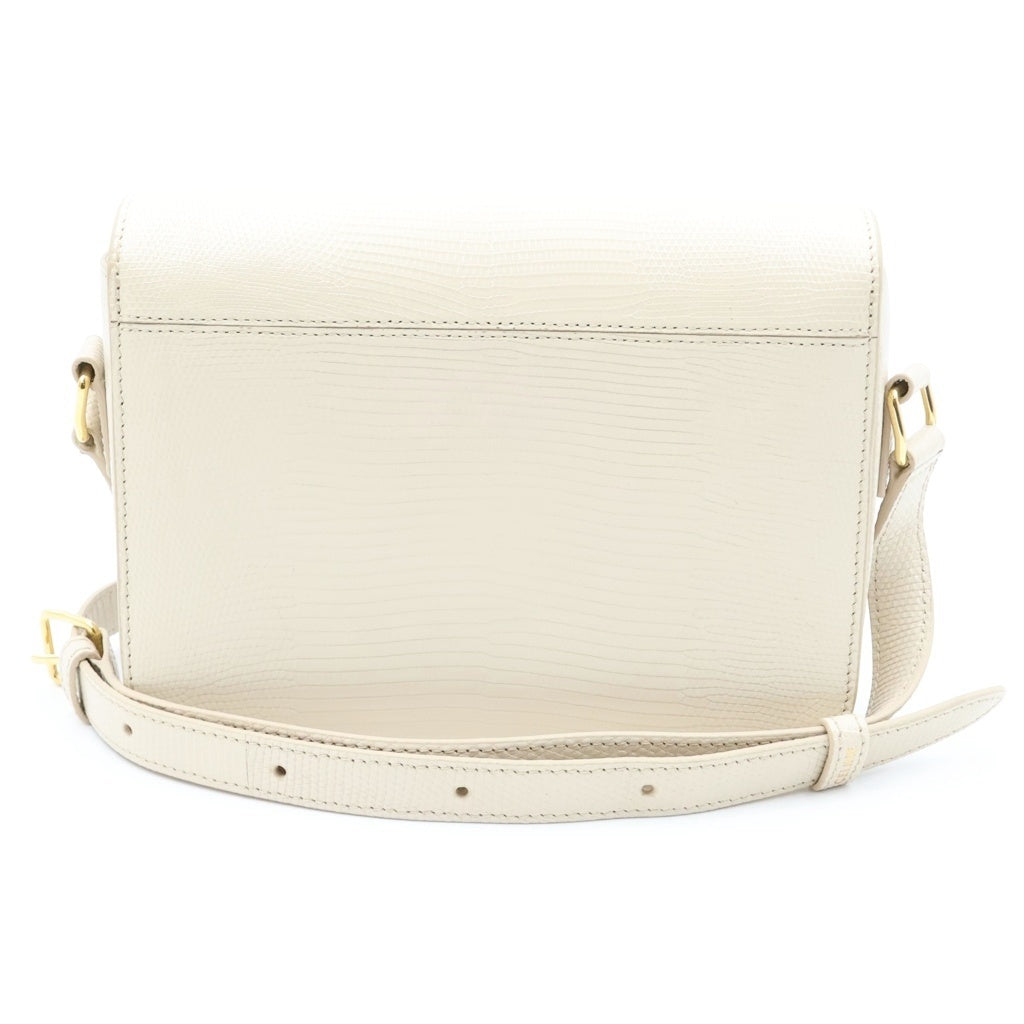CELINE(セリーヌ) トリオンフ ティーン ショルダーバッグ ゴールド金具 ホワイト レディース