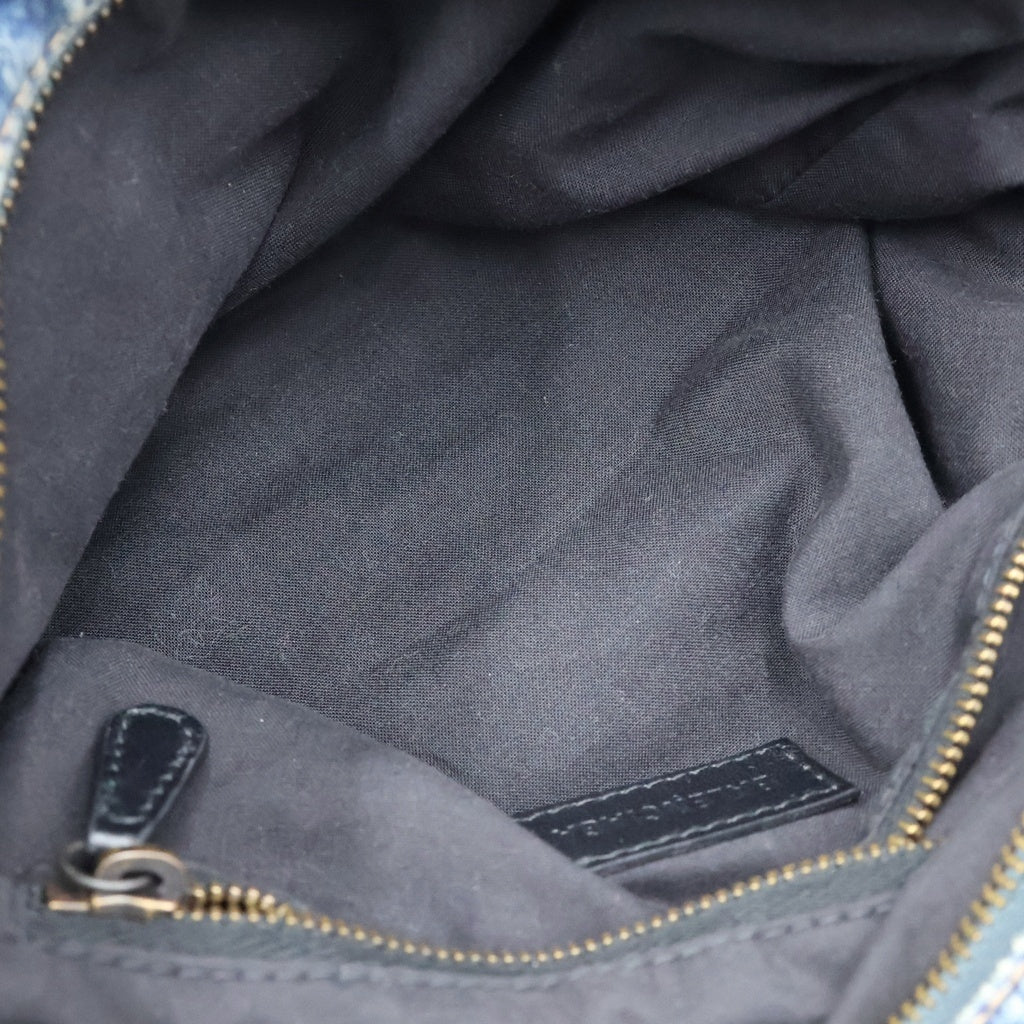 BALENCIAGA(バレンシアガ) ル シティ スモール 2WAYバッグ ハンドバッグ ショルダーバッグ インディゴブルー デニム 811442 ゴールド金具 レディース