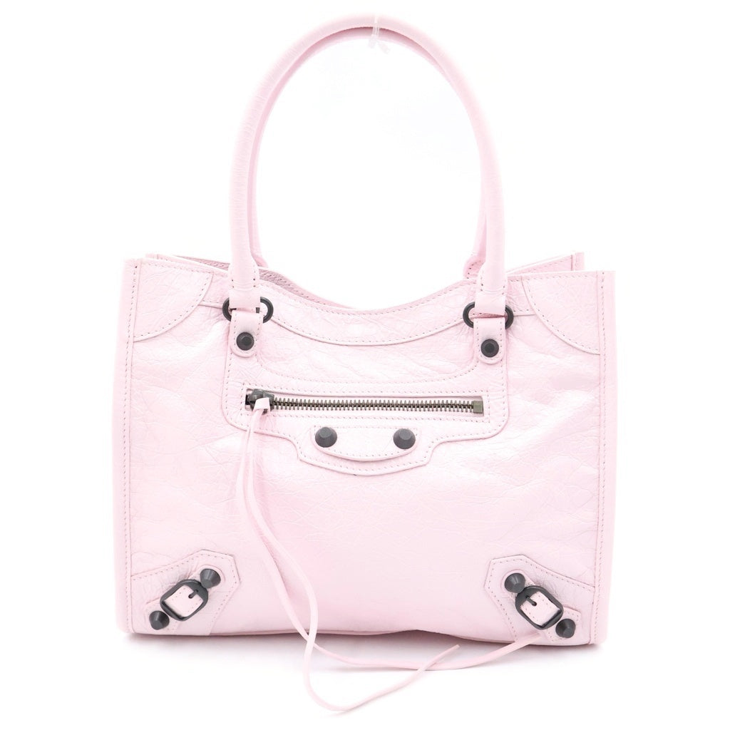 BALENCIAGA(バレンシアガ) ル シティ ミニ 2WAYバッグ ショルダーバック レザー ピンク 852608 レディース