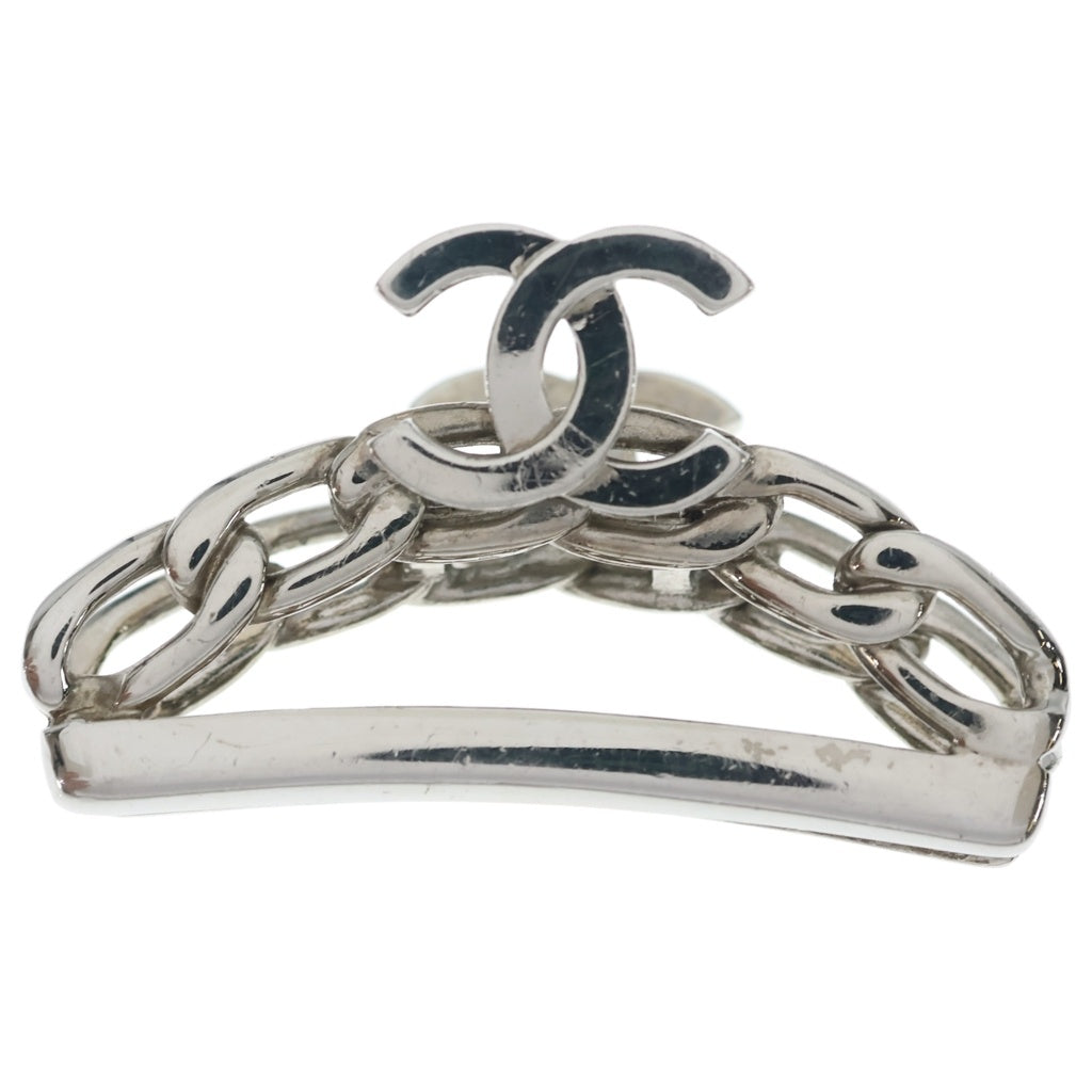 CHANEL(シャネル) ココマーク ヘアクリップ バレッタ 98P SV925 シルバー レディース