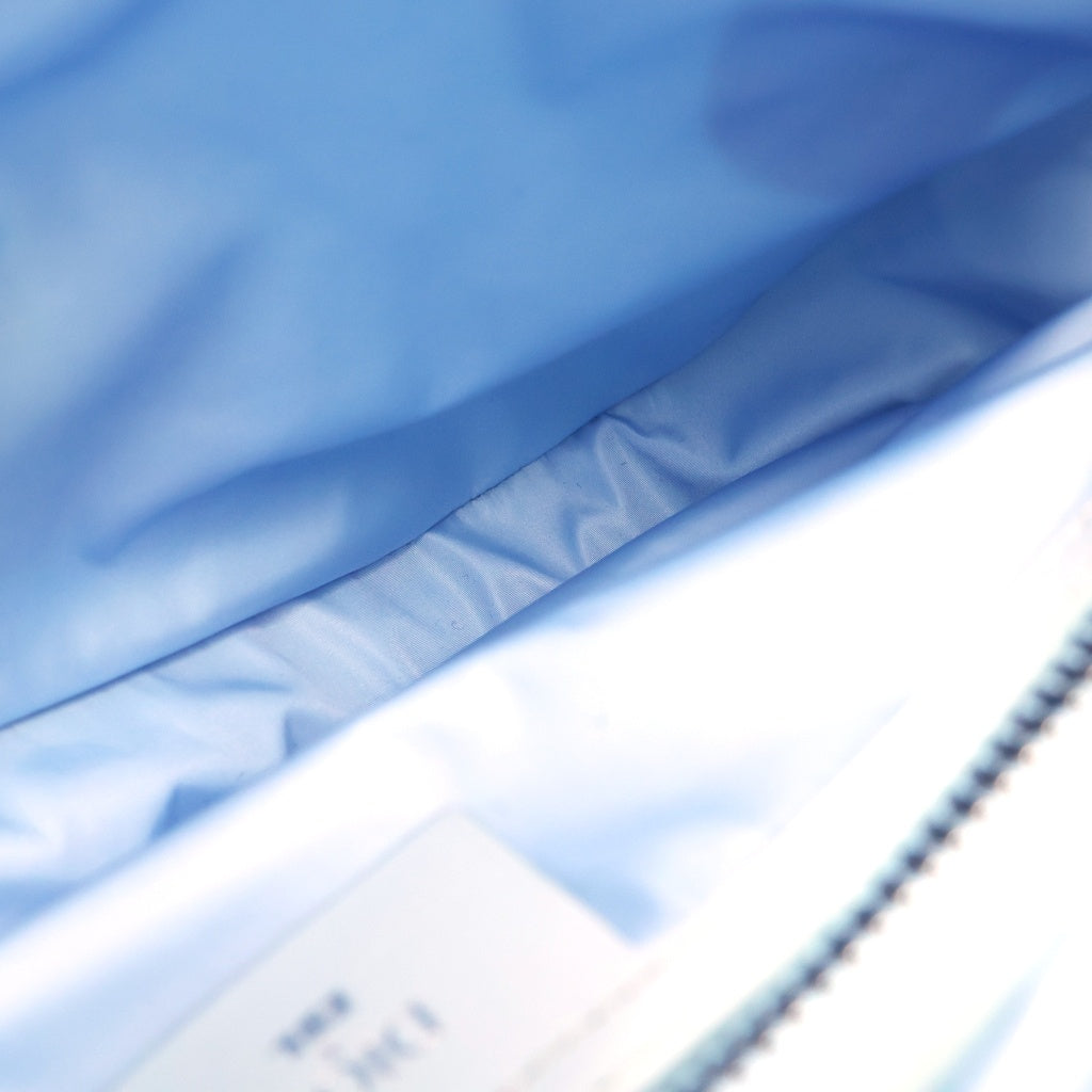 Christian Dior(クリスチャンディオール) Dior×EDL ミラージュ キルティング サドルバッグ ショルダーバッグ ライトブルー ナイロン レディース