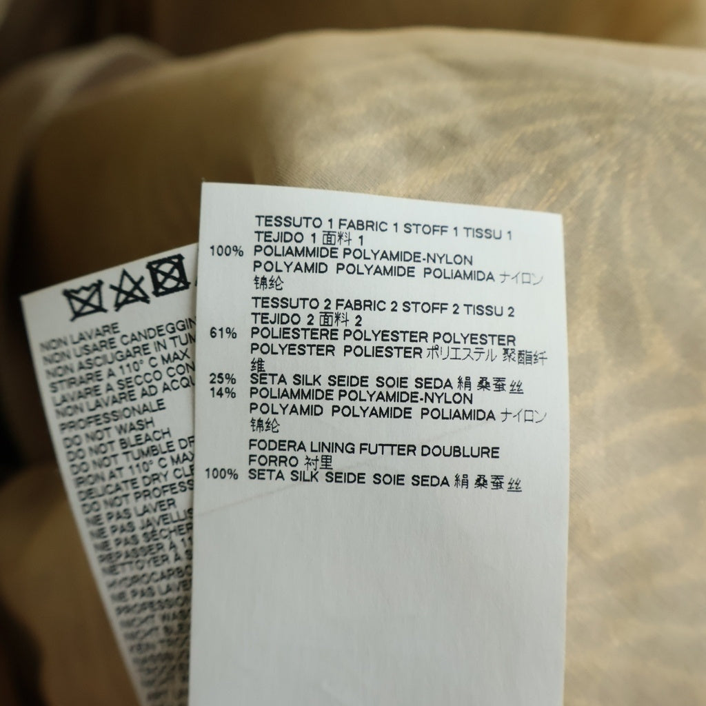 Maison Margiela(メゾンマルジェラ) 18SS Sleeveless Jacket 脱構築 ノースリーブジャケット ダブルブレスト 断ち切り 白タグ ゴールド S29FB0064 レディース