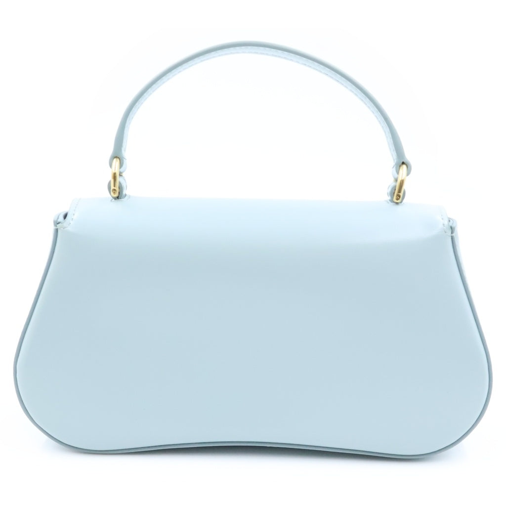CELINE(セリーヌ) ティーン ローラ 2WAYショルダーバッグ ハンドバッグ ライトブルー レザー レディース