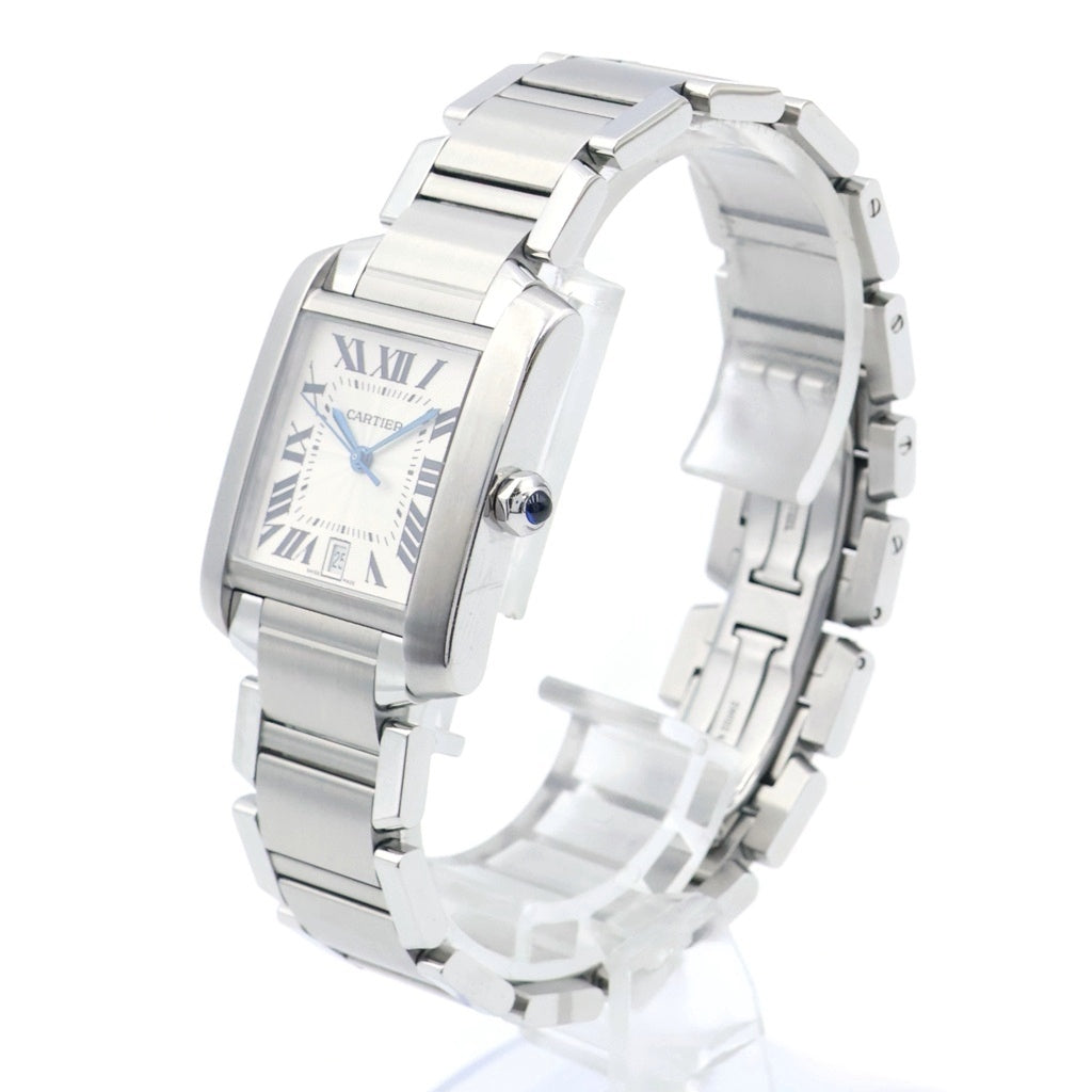 Cartier(カルティエ) タンクフランセーズ LM アイボリー文字盤 ステンレス 自動巻き SS/AT W51002Q3 腕時計
