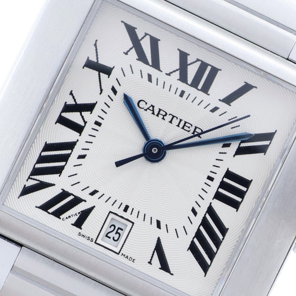 Cartier(カルティエ) タンクフランセーズ LM アイボリー文字盤 ステンレス 自動巻き SS/AT W51002Q3 腕時計