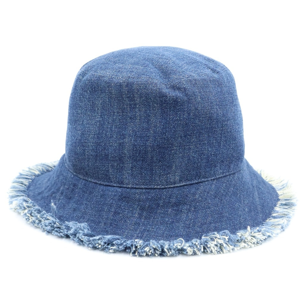 DIOR(ディオール) バケットハット ロゴ デニム ブルー