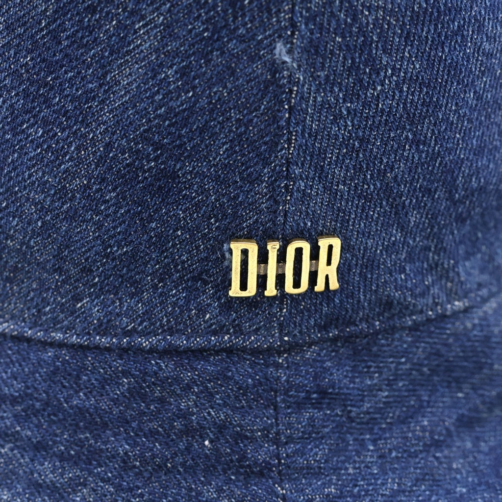 DIOR(ディオール) バケットハット ロゴ デニム ブルー