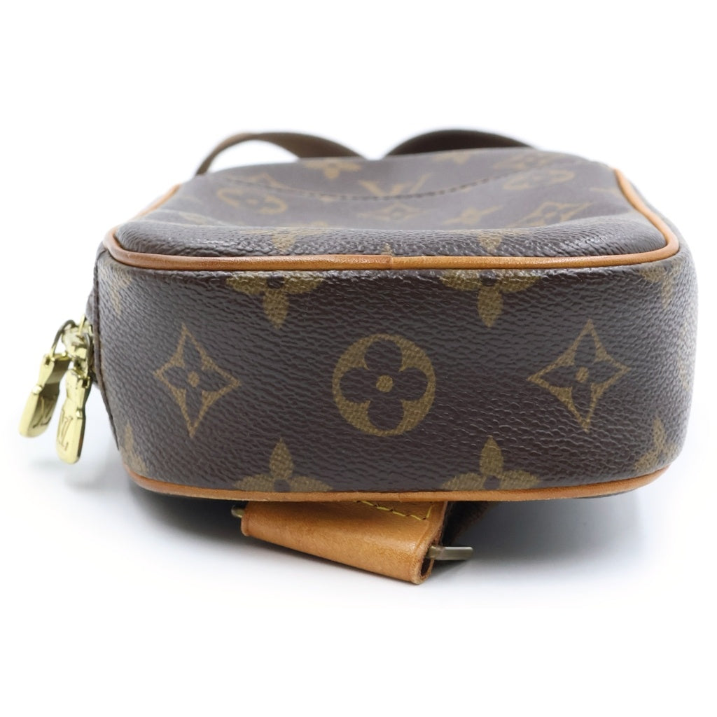 LOUIS VUITTON(ルイヴィトン) ポシェットガンジュ ショルダーバック ボディバック モノグラム PVC レザー ブラウン M51870