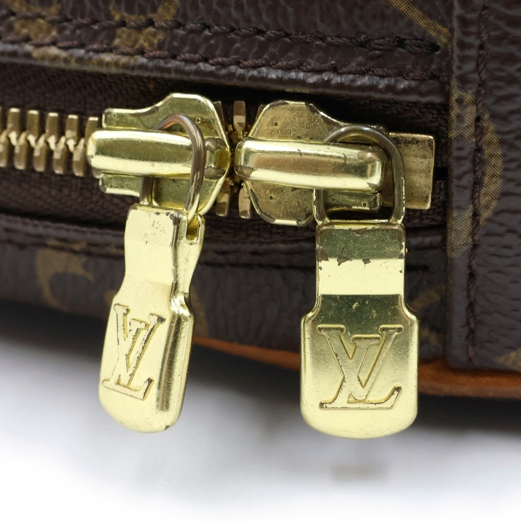 LOUIS VUITTON(ルイヴィトン) ポシェットガンジュ ショルダーバック ボディバック モノグラム PVC レザー ブラウン M51870