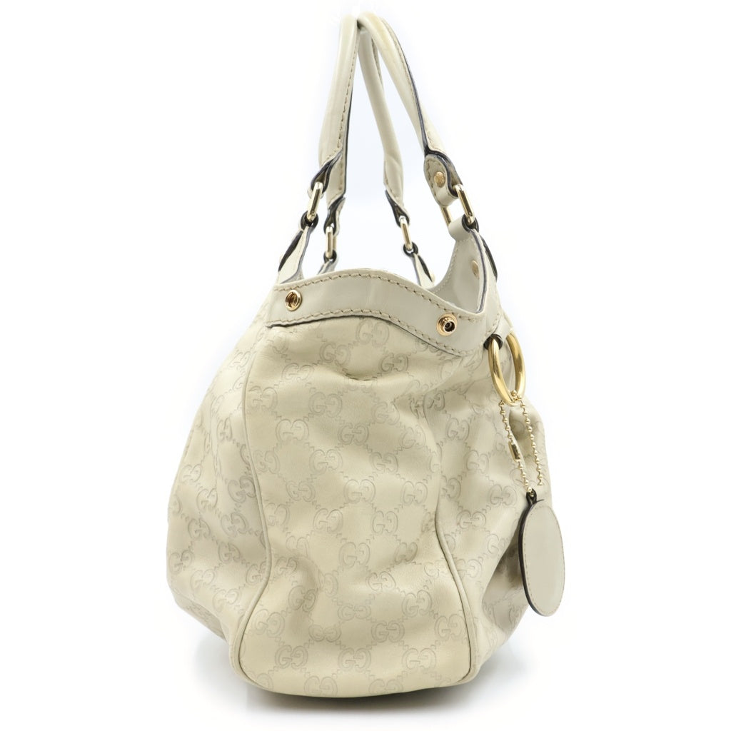 GUCCI(グッチ) グッチシマ スーキー トートバッグ ハンドバッグ ベージュ 211944 レディース