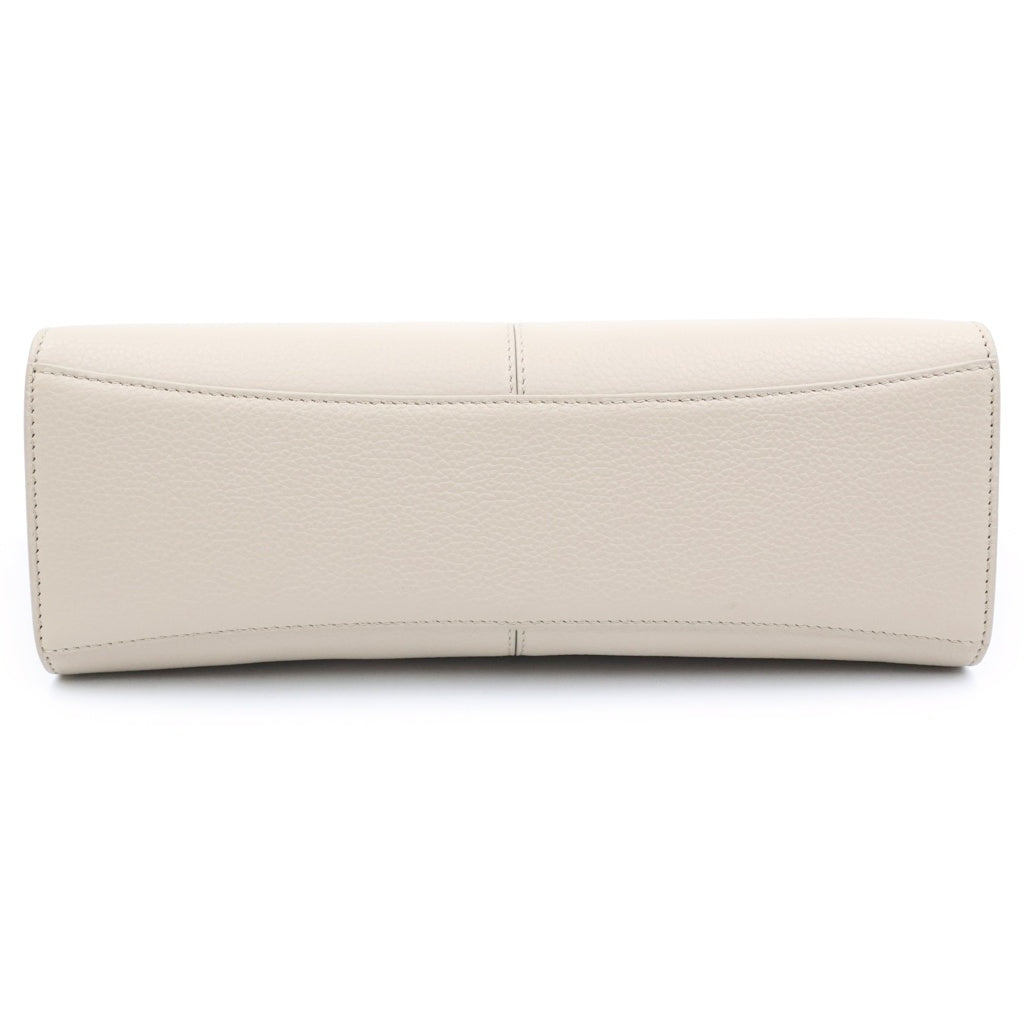 CAFUNE(カフネ) スタンス バッグ レザー ゴールド金具 2WAY ハンドバッグ ショルダーバッグ ベージュ レディース