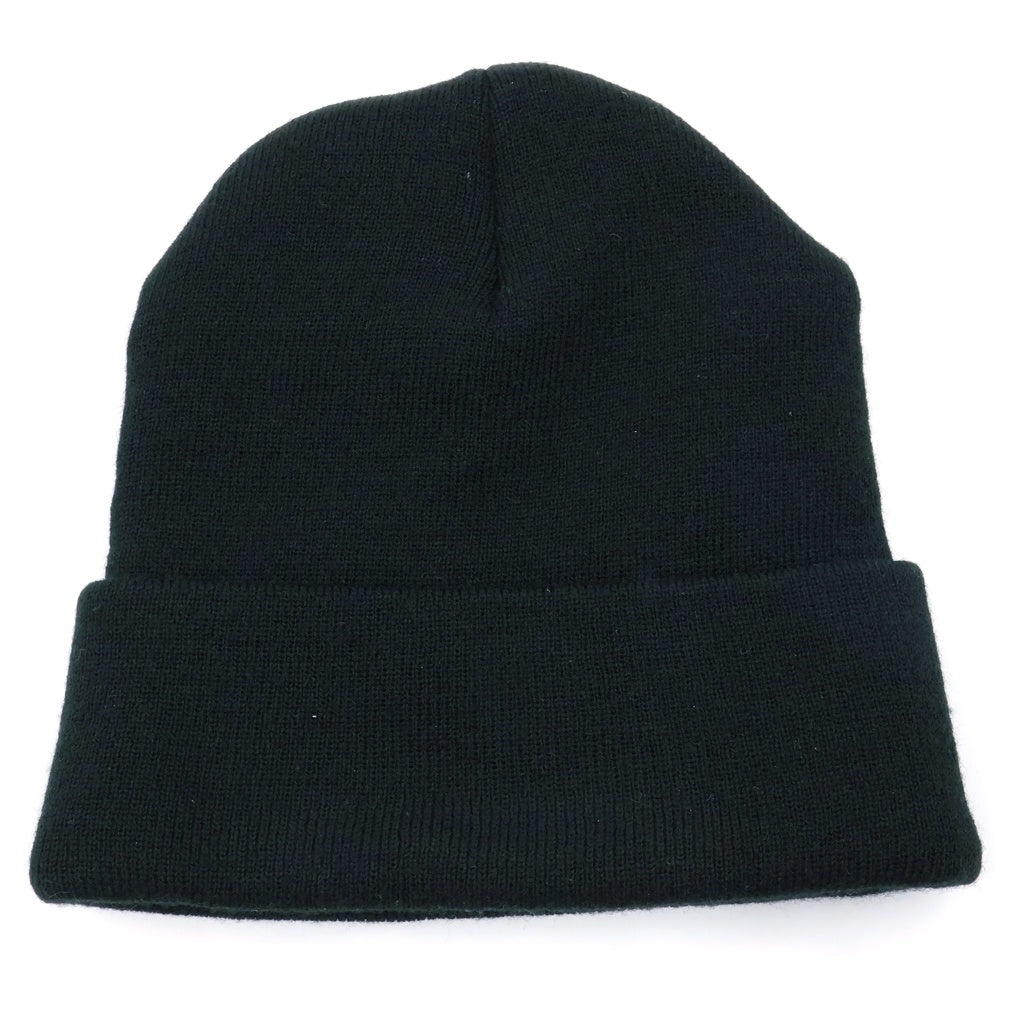 CHROME HEARTS(クロムハーツ) WATCH CAP CHプラス ロゴ刺繍 ワッチキャップ ニット 帽子 ビーニー ブラック