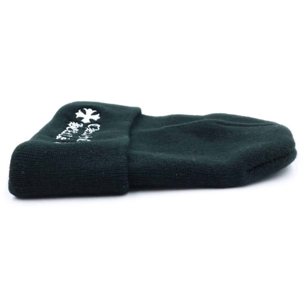 CHROME HEARTS(クロムハーツ) WATCH CAP CHプラス ロゴ刺繍 ワッチキャップ ニット 帽子 ビーニー ブラック