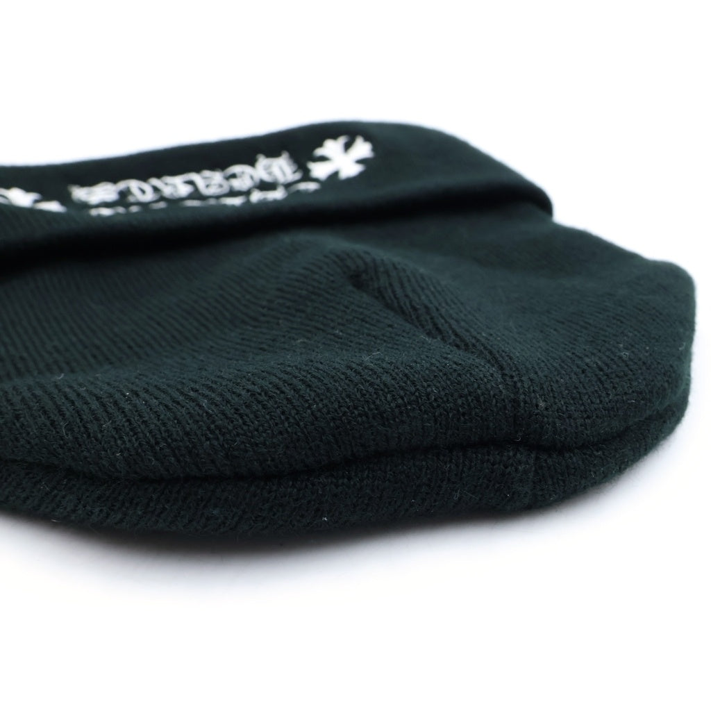 CHROME HEARTS(クロムハーツ) WATCH CAP CHプラス ロゴ刺繍 ワッチキャップ ニット 帽子 ビーニー ブラック