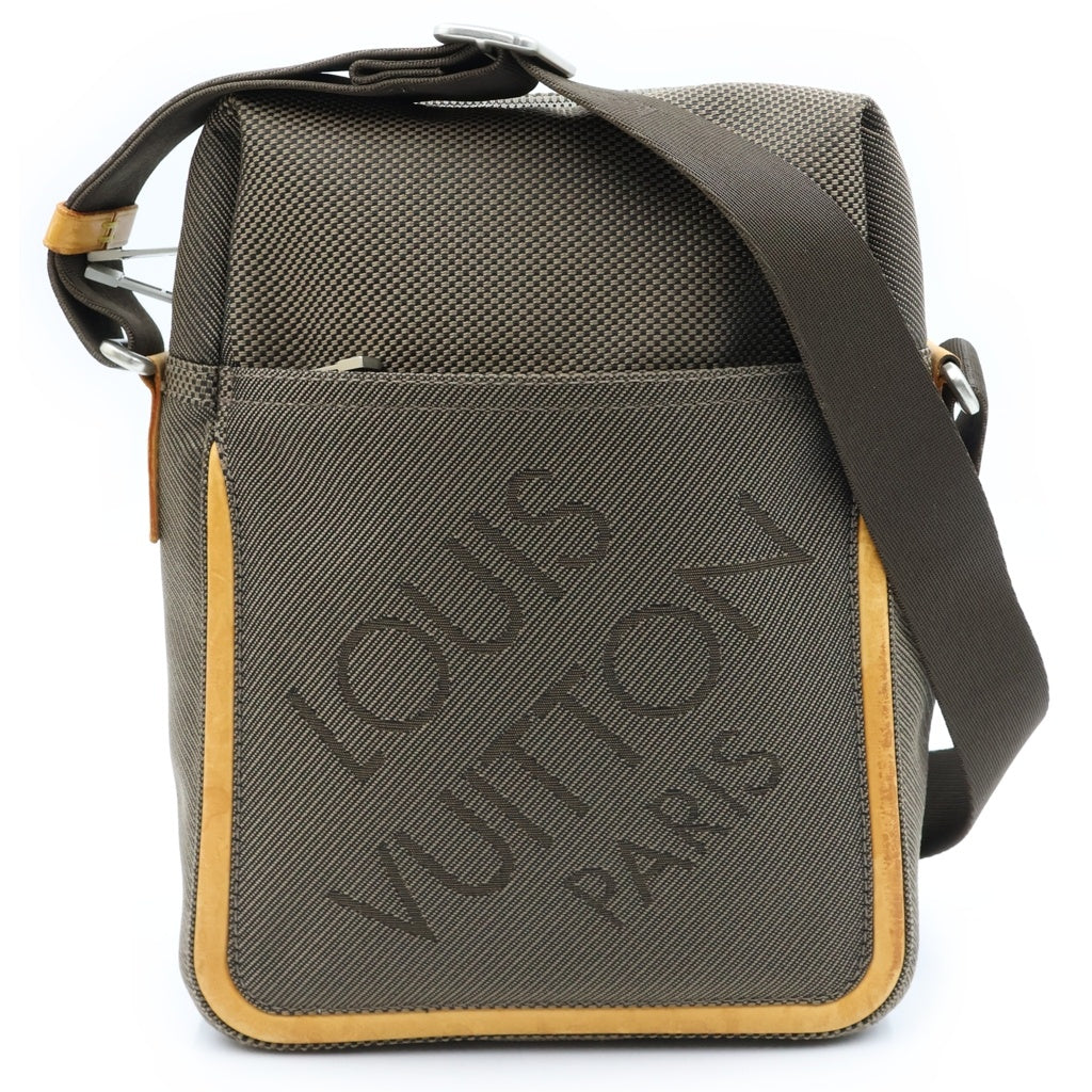 LOUIS VUITTON(ルイヴィトン) ダミエ ジェアン シタダンNM キャンバス レザー ショルダーバッグ テール ブラウン M93224 レディース
