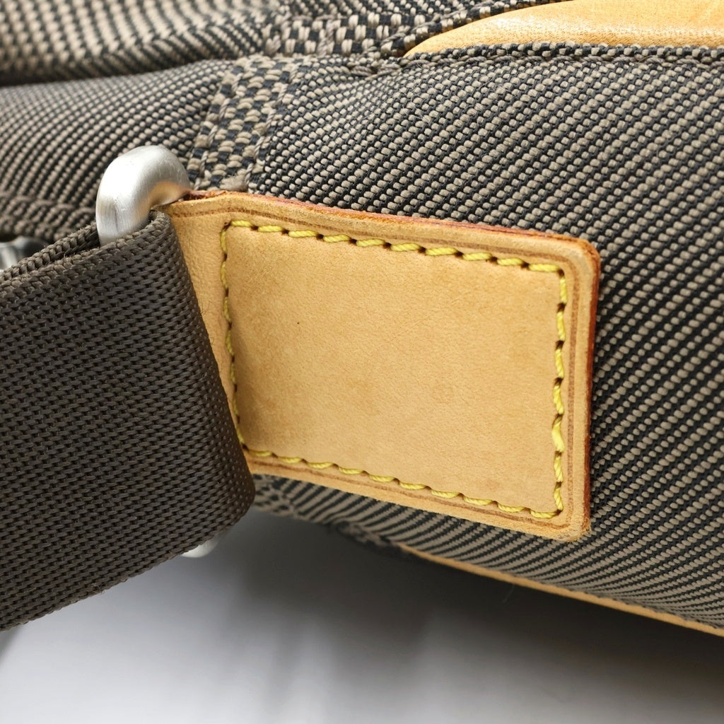 LOUIS VUITTON(ルイヴィトン) ダミエ ジェアン シタダンNM キャンバス レザー ショルダーバッグ テール ブラウン M93224 レディース