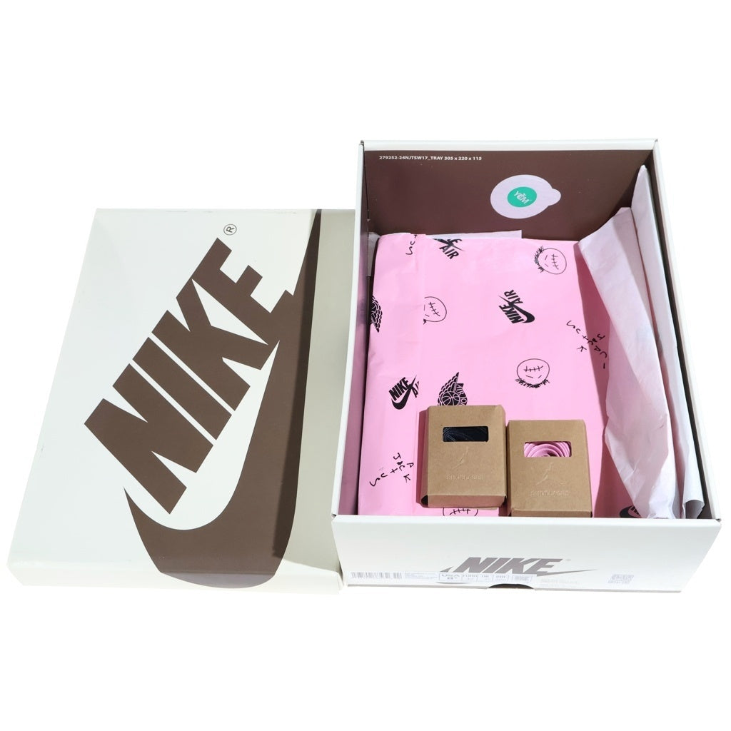 NIKE(ナイキ) ×TRAVIS SCOTT JORDAN1 LOW OG SP REVERSE OLIVE エアジョーダン1 ローカットスニーカー US8.5/26.5cm DM7866