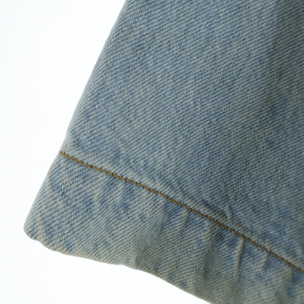 LOUIS VUITTON(ルイヴィトン) DENIM SS SHIRT DNA デニムショートスリーブシャツ コットン 半袖 シャツジャケット #S ブルー RM212Q EU6 HLS50W