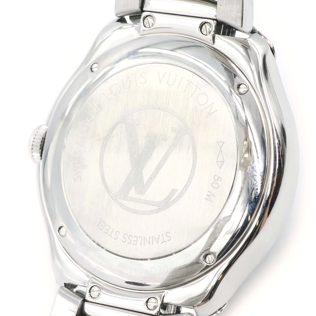 LOUIS VUITTON(ルイヴィトン) フィフティ・ファイブ GMT アントラシット グレー文字盤 SS/AT ステンレス オートマ 自動巻き 腕時計 Q6D300