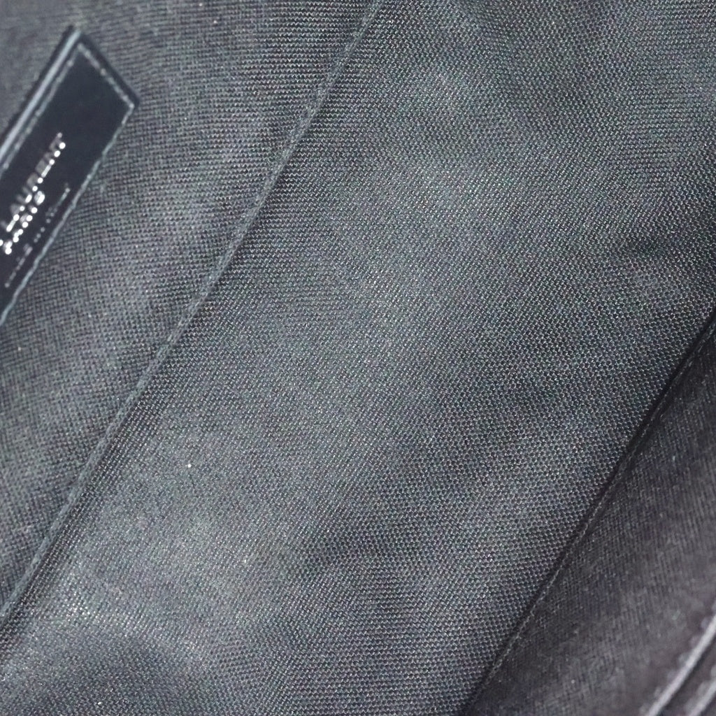 SAINT LAURENT PARIS(サンローランパリ) メッセンジャーバッグ ショルダーバッグ ボディバッグ ブラック レザー 505973 シルバー金具