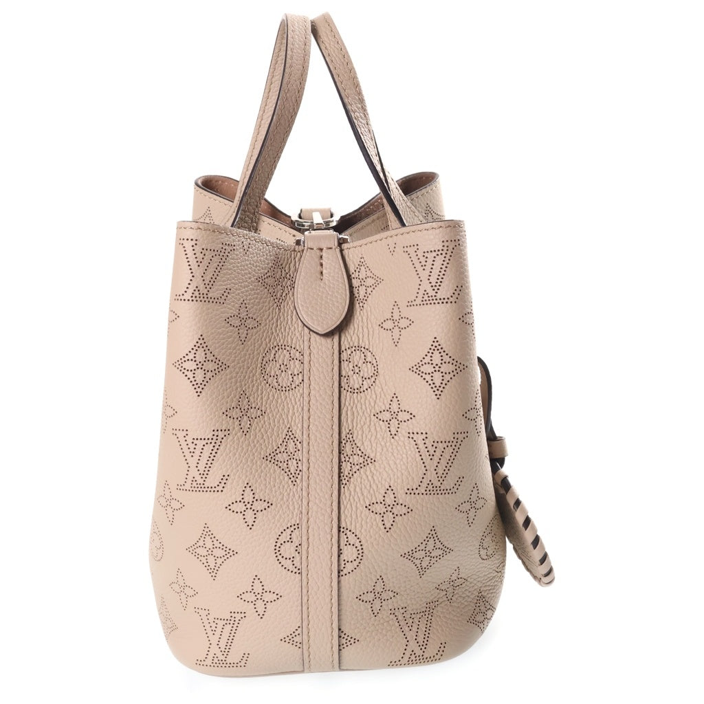 LOUIS VUITTON(ルイヴィトン) モノグラムマヒナ ブロッサムPM 2WAYハンドバッグ ショルダーバッグ ベージュ レザー M21849 シルバー金具 レディース