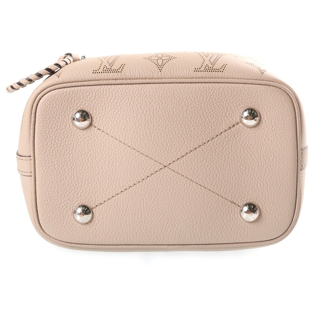 LOUIS VUITTON(ルイヴィトン) モノグラムマヒナ ブロッサムPM 2WAYハンドバッグ ショルダーバッグ ベージュ レザー M21849 シルバー金具 レディース
