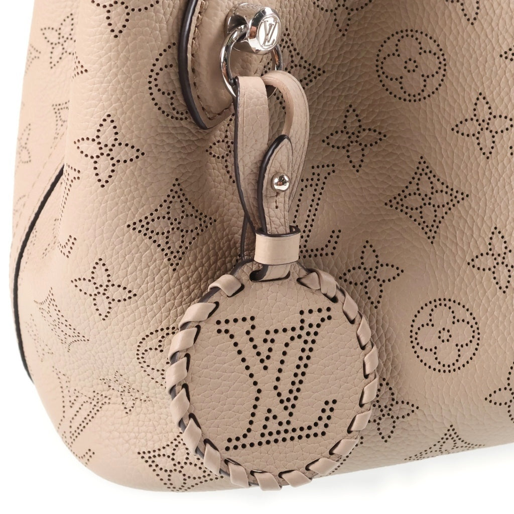 LOUIS VUITTON(ルイヴィトン) モノグラムマヒナ ブロッサムPM 2WAYハンドバッグ ショルダーバッグ ベージュ レザー M21849 シルバー金具 レディース