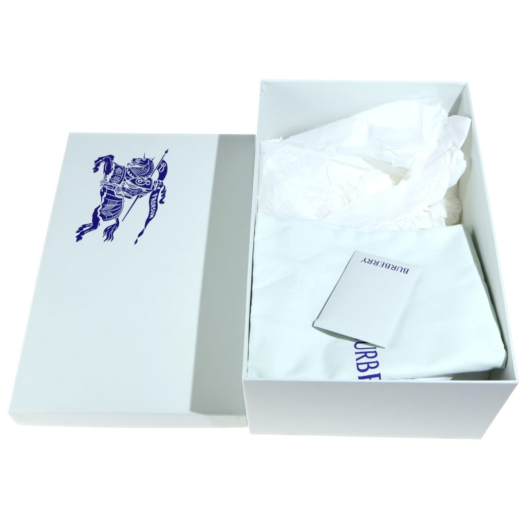 BURBERRY(バーバリー) terrace' チェックプリント入りブレンドツイルレースアップスニーカー