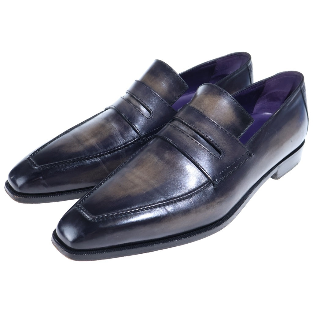 Berluti(ベルルッティ) アンディ デムジュール レザー ローカットシューズ コインローファー ブラウン