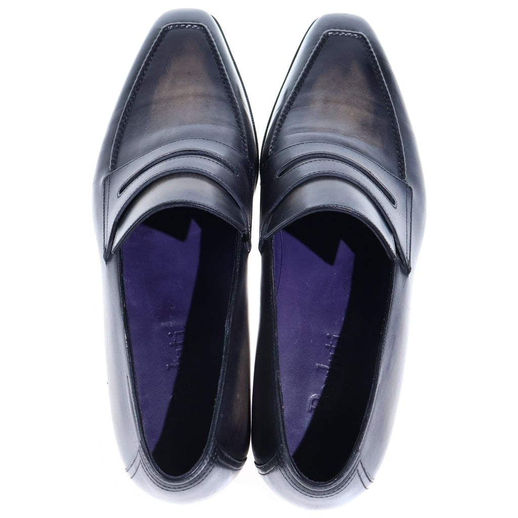 Berluti(ベルルッティ) アンディ デムジュール レザー ローカットシューズ コインローファー ブラウン