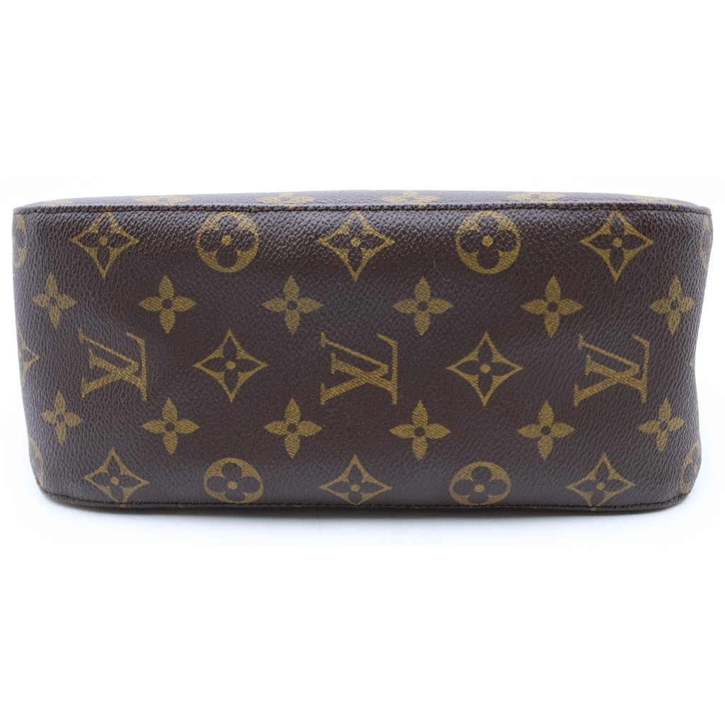 LOUIS VUITTON(ルイヴィトン) モノグラム ルーピングMM PVC レザー ワンショルダーバッグ ブラウン M51146 レディース