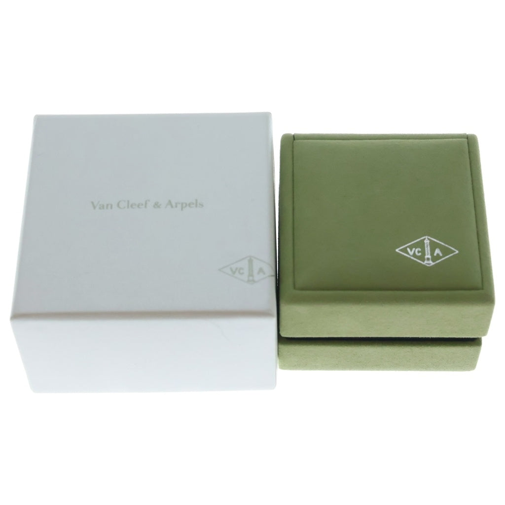 Van Cleef & Arpels(ヴァンクリーフアンドアーペル) ヴィンテージ アルハンブラ マザーオブパール 1PD リング Au750 K18WG ホワイトゴールド JG757906 レディース