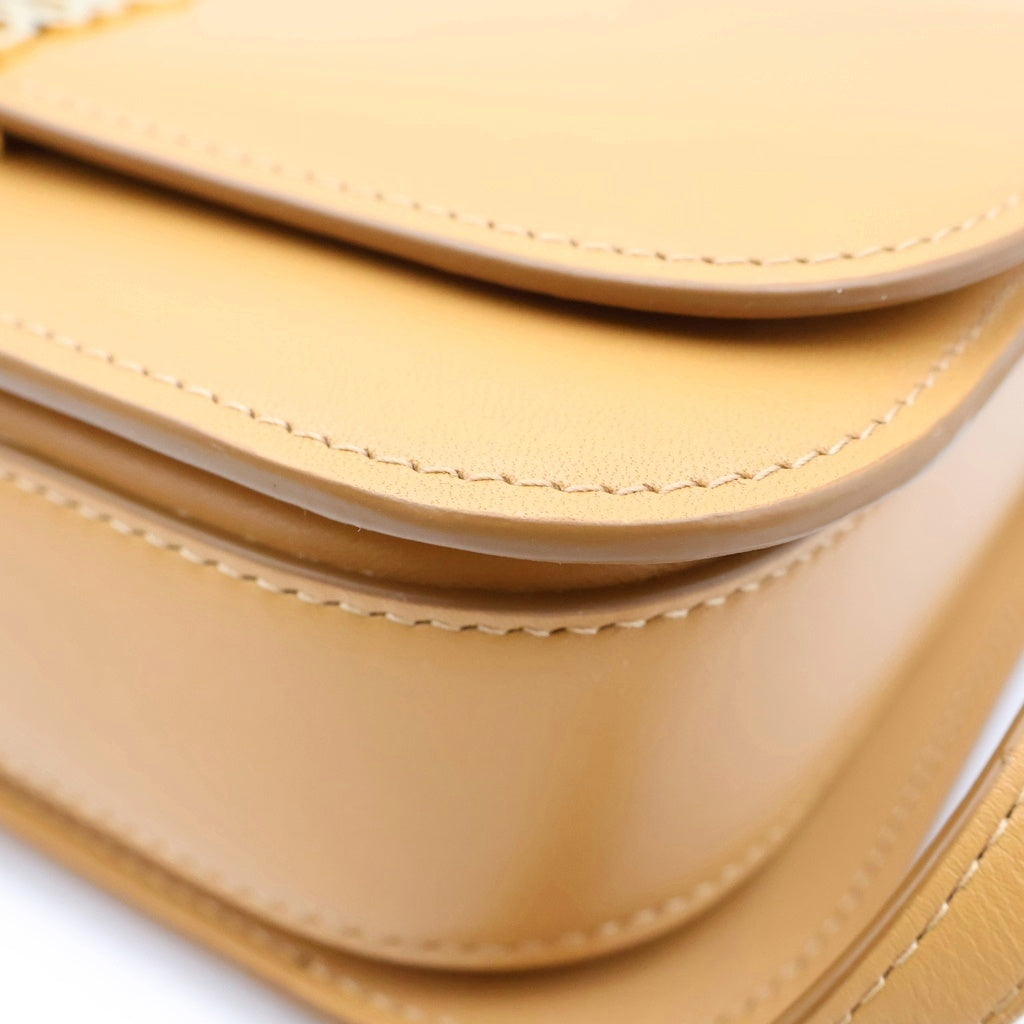 LOEWE(ロエベ) ゴヤ ショルダーバッグ ブラウン レザー ゴールド金具 レディース