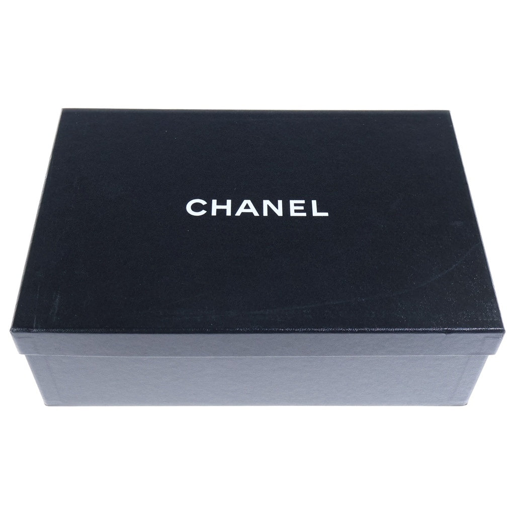 CHANEL(シャネル) チェーンデザインヒールサンダル ゴールド #37C レディース
