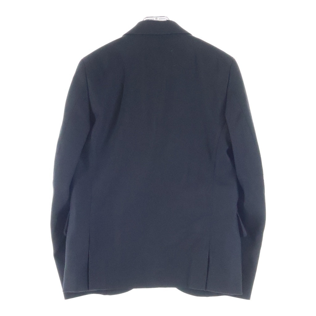 BLACK COMME des GARCONS(ブラックコムデギャルソン) 26AW Wool Kersey Blazer ウールカーシーブレザー 3Bテーラードジャケット AD2026 ブラック 1R-J015