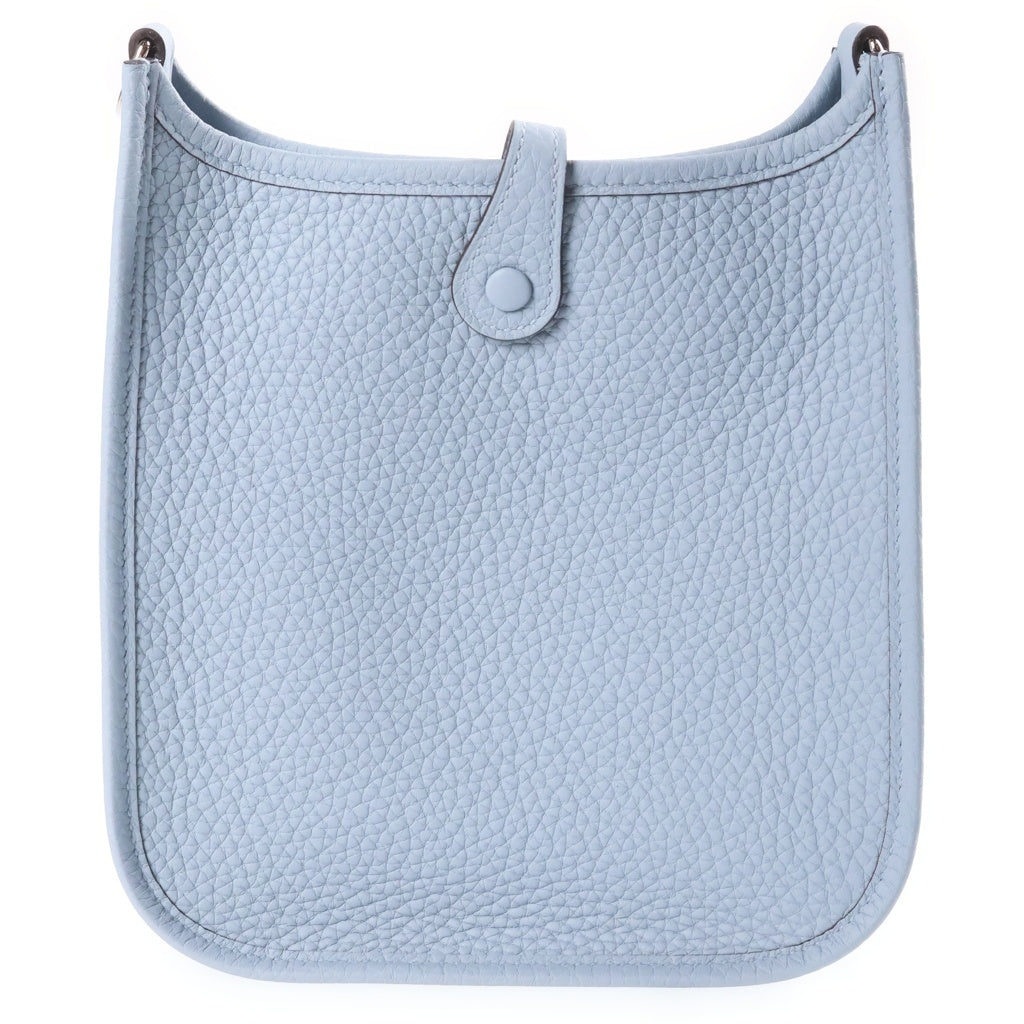 HERMES(エルメス) エヴリンTPM ショルダーバック シルバー金具 K刻印 トリヨンクレマンス ブルーラン/グリスパール レディース