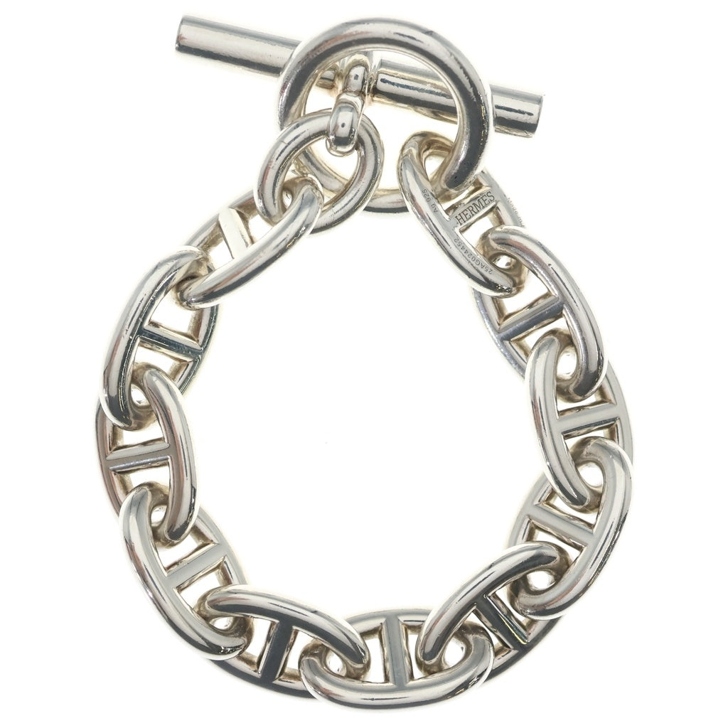 HERMES(エルメス) Chaine d'Ancre TGM シェーヌダンクルTGM チェーンブレスレット シルバー 11コマ レディース