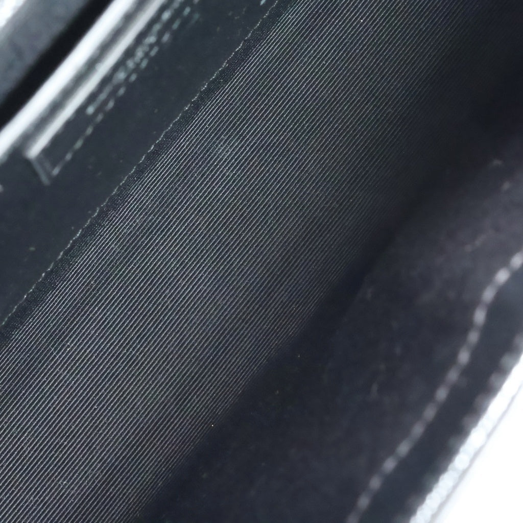 SAINT LAURENT PARIS(サンローランパリ) ケイト ミディアム チェーンショルダーバッグ ブラック キャビアスキン シルバー金具 364021 レディース