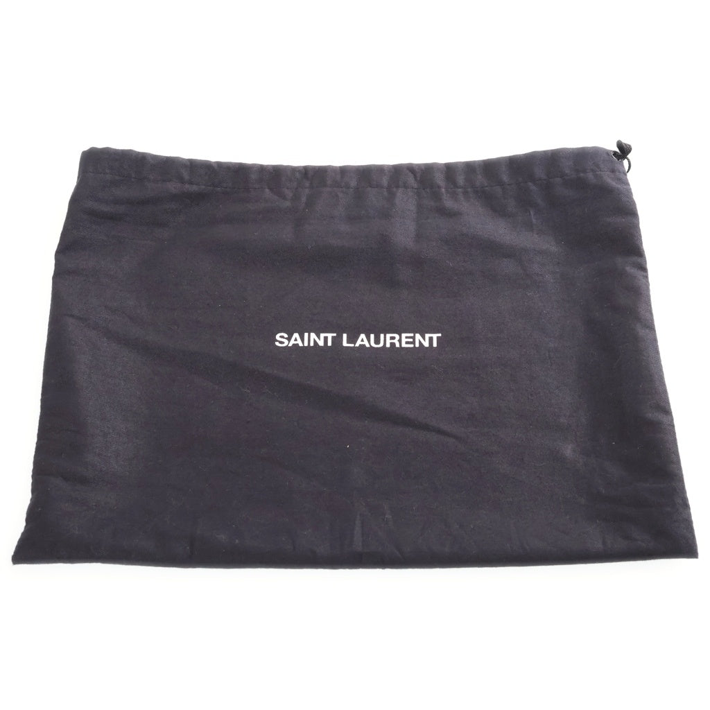 SAINT LAURENT PARIS(サンローランパリ) ケイト ミディアム チェーンショルダーバッグ ブラック キャビアスキン シルバー金具 364021 レディース