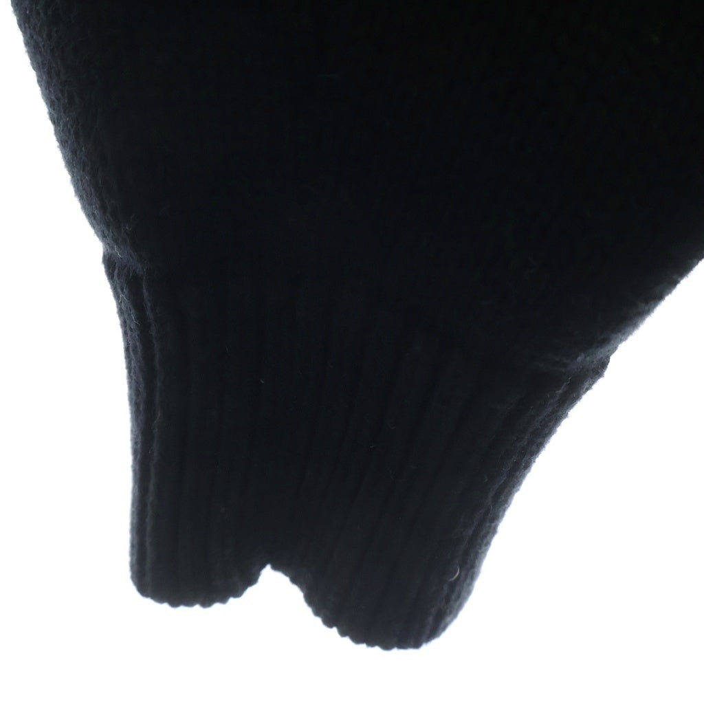 AMIRI(アミリ) レオパード ボーンズ ニットカーディガン ブラック #L