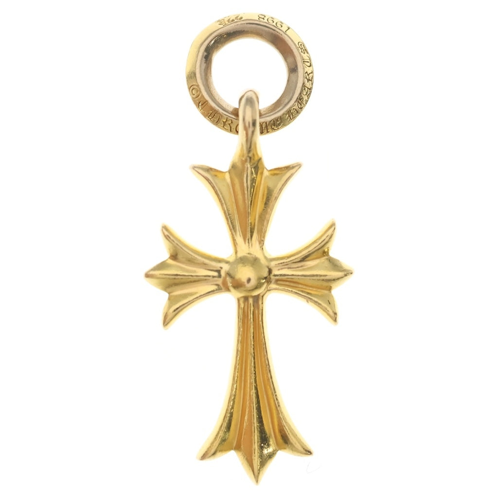 CHROME HEARTS(クロムハーツ) 22K TINY CH CROSS タイニーCHクロス ペンダントトップ ゴールド BCA051