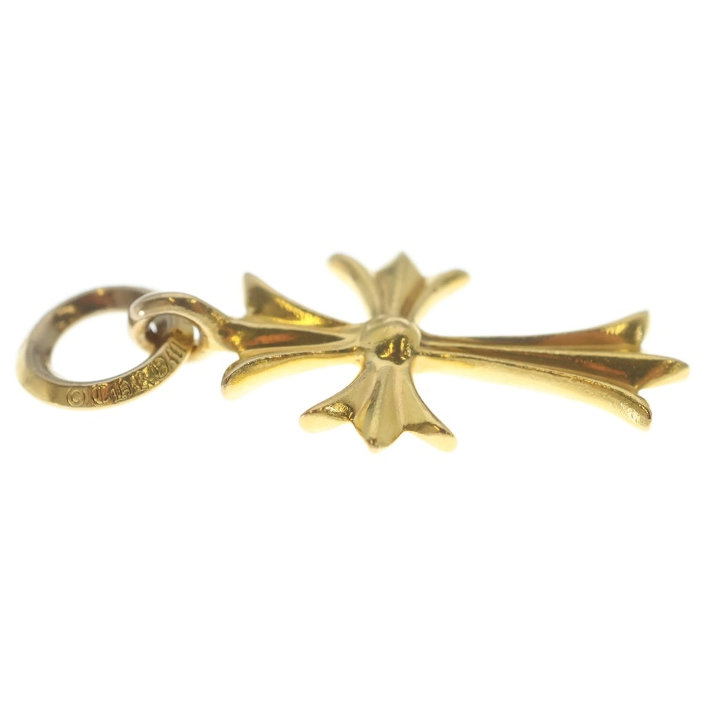 CHROME HEARTS(クロムハーツ) 22K TINY CH CROSS タイニーCHクロス ペンダントトップ ゴールド BCA051