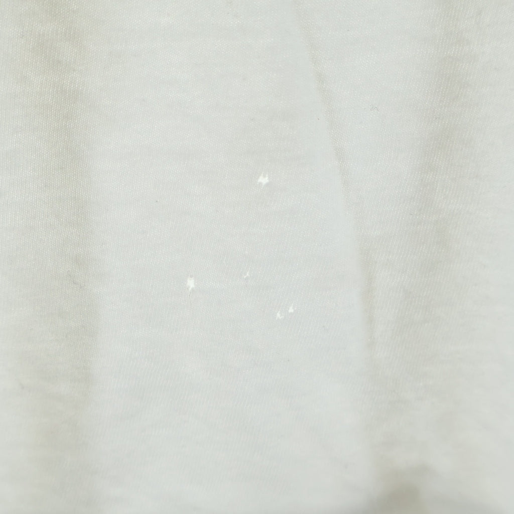 CHROME HEARTS(クロムハーツ) OLD CRS BALL BUTTON L/S TEE クロスボールボタン ヘンリーネック 長袖Tシャツ カットソー ホワイト