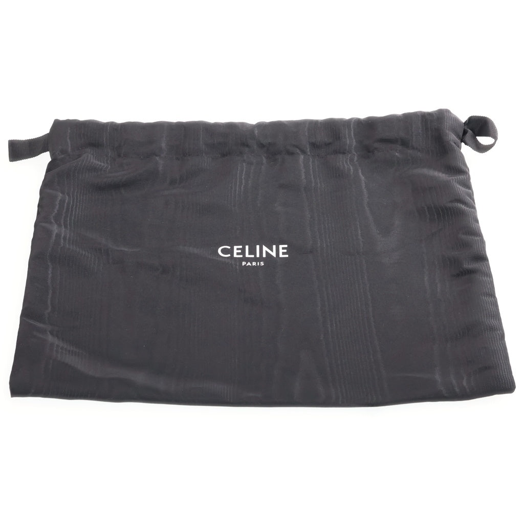 CELINE(セリーヌ) トリオンフ アヴァ ホーボーバッグ ワンショルダーバッグ カーキ キャンバス×カーフスキン ゴールド金具 レディース