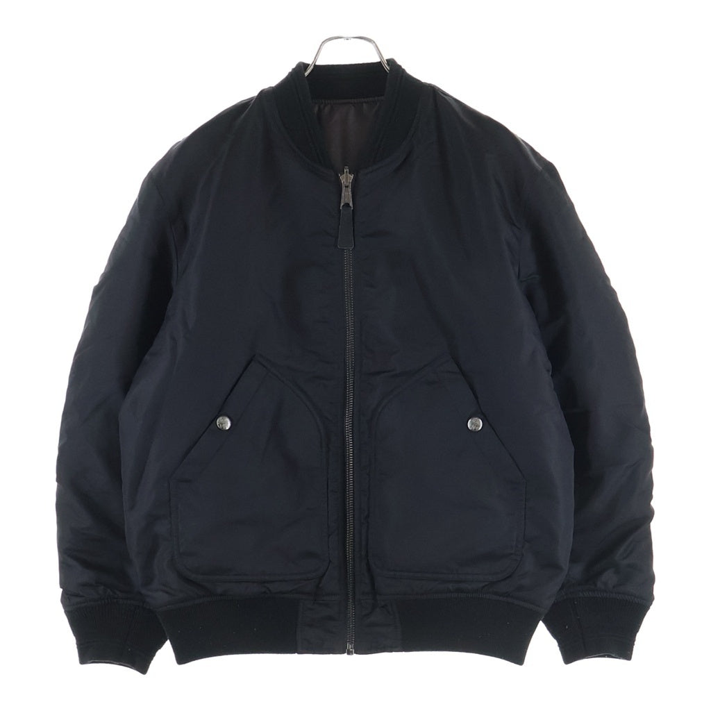 DIESEL(ディーゼル) Reversible Bomber Jacket リバーシブル ジップアップ ボンバージャケット ブラック #44